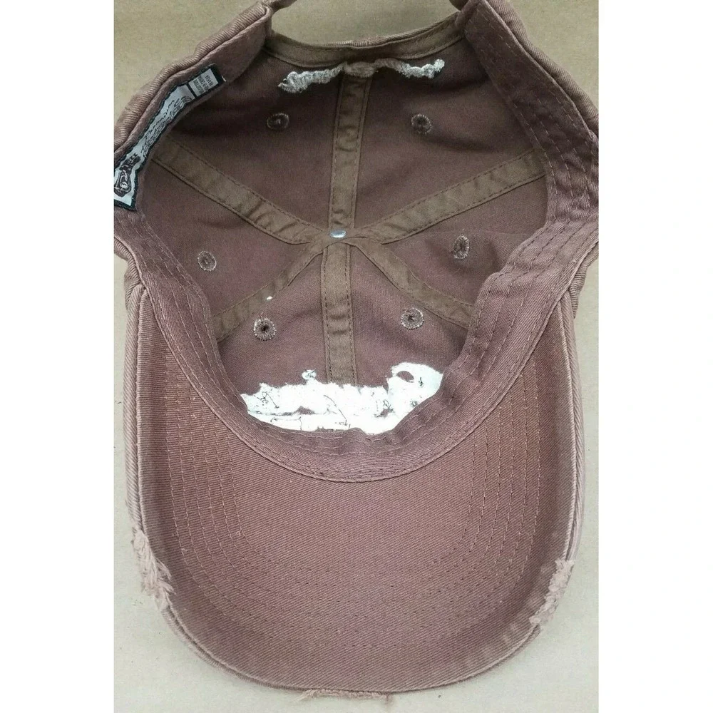 UCLA Bruins Distressed Baseball Cap Hat One Fit Men's Cotton BROWN